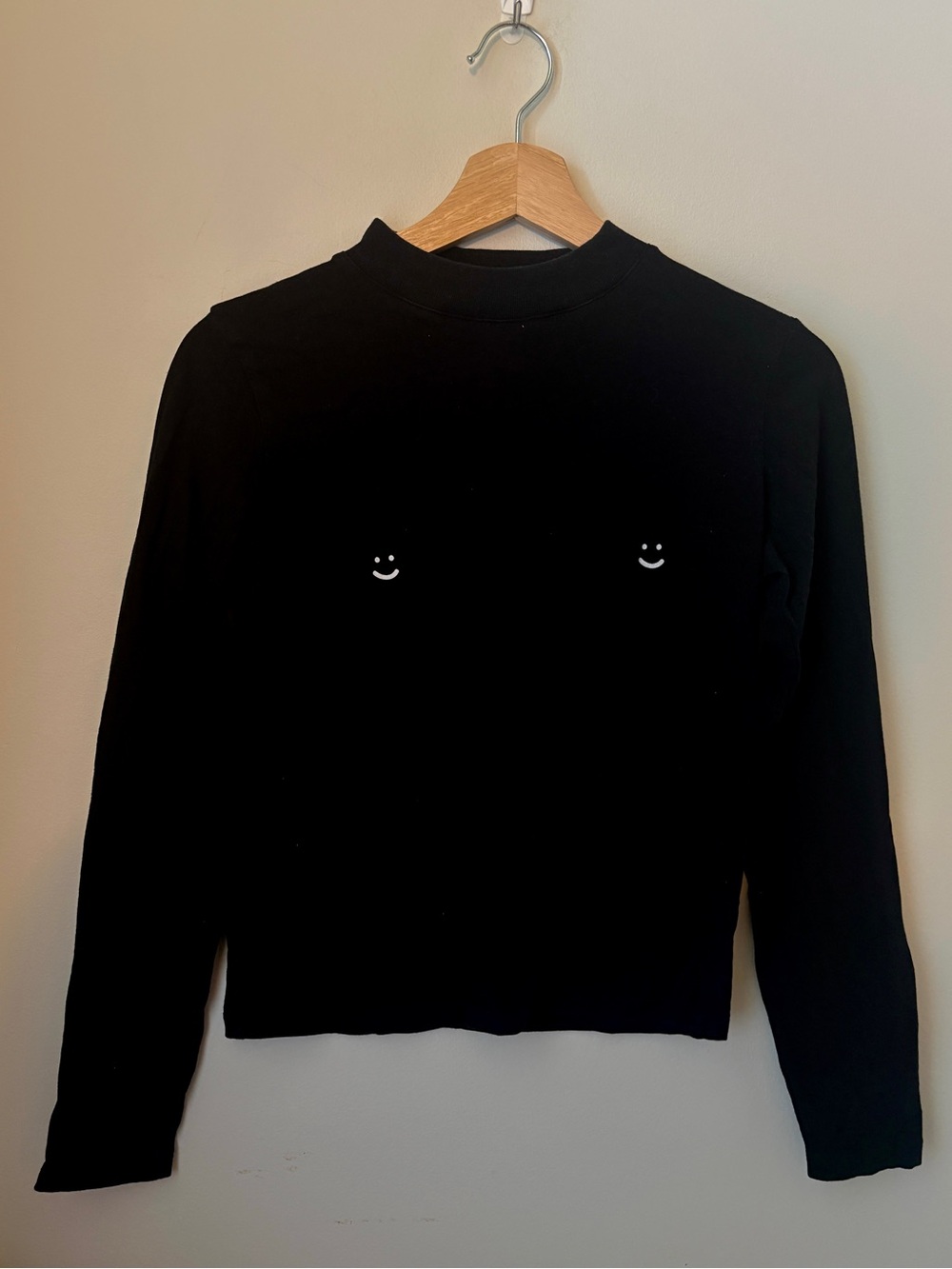 Lazy Oaf mock neck long sleeve t-shirt